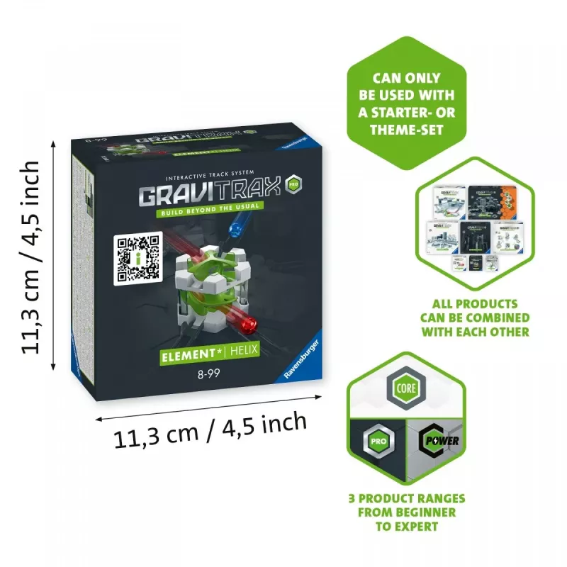 Rakennussarja Gravitrax PRO elementti Helix