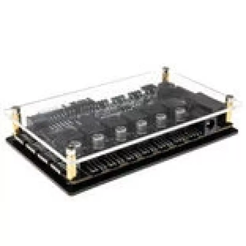 Lamptron Auto-Controller CT630 PWM ARGB — kompakti PWM-ARGB-tuuletin/ohjain, musta
