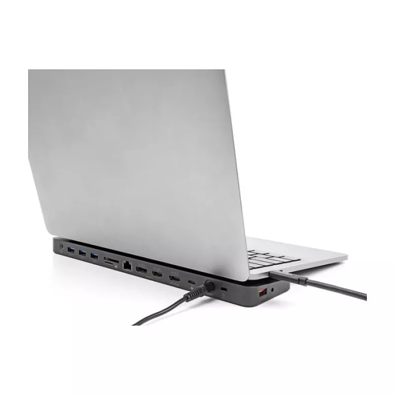 DeLOCK USB Type-C Triple Display -telakointiasema 4K USB 5 Gbps LAN SD audio PD 80 W