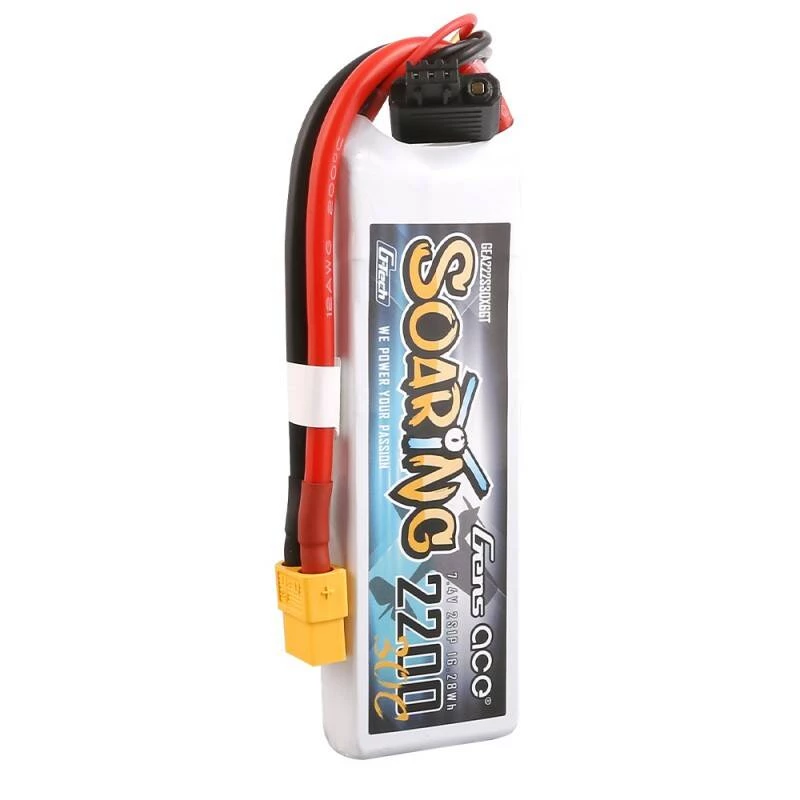 Gens Ace G-Tech Soaring 2200mAh 7.4V 30C 2S1P XT60 akku