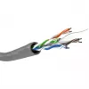 Wentronic Goobay CAT 6 verkkokaapeli, U/UTP, harmaa, 100 m - CCA, AWG 24/7 (säikeinen), PVC (93884)