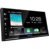 Kenwood DMX7722DABS 2 DIN auton multimediasoitin, 6,8 tuuman kosketusnäyttö, DAB+, langaton CarPlay ja Android Auto, Wi-Fi, Bluetooth, 4x50 W, musta