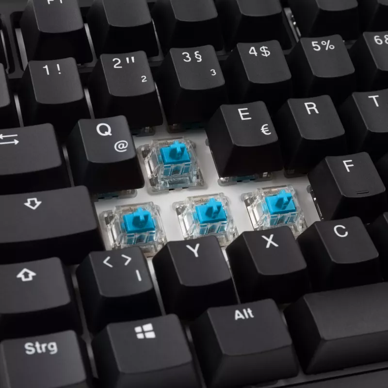 Ducky Tinker 75 näppäimistö pelaaminen USB saksa musta