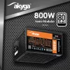 Akyga AK-C2-800 Classic 800 W ATX-virtalähde, osittain modulaarinen, aktiivinen PFC, 120 mm tuuletin