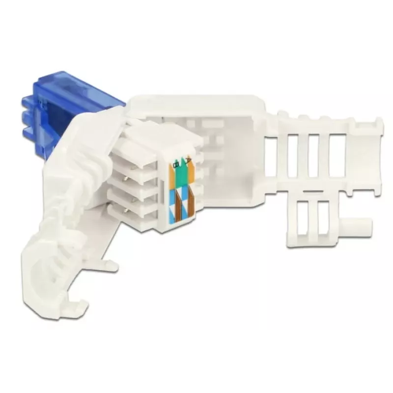 RJ-45-liitin DeLOCK 86417 sininen valkoinen