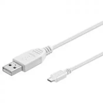 Wentronic 43837 USB-kaapeli valkoinen