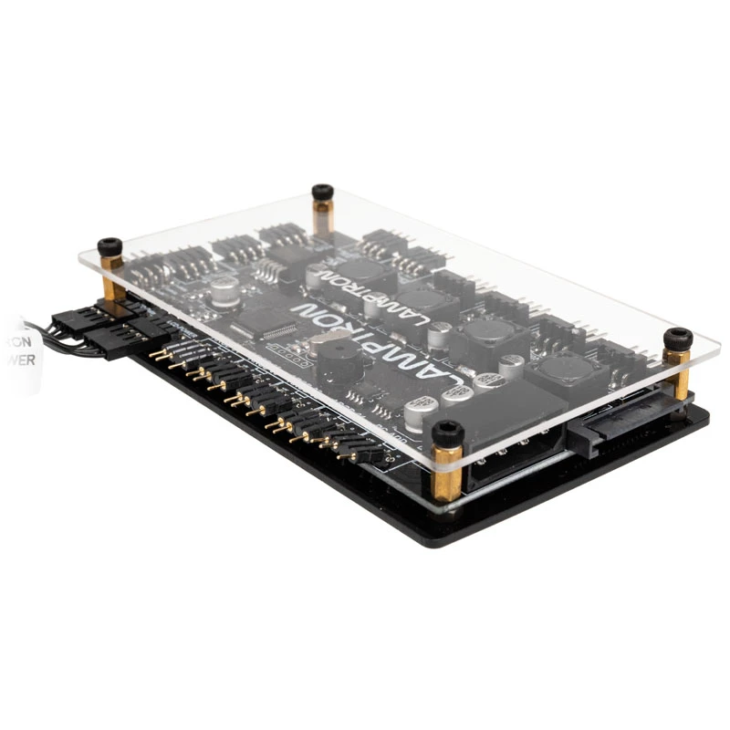Lamptron PCI RGB -tuuletin- ja LED-ohjain SM436 Sync Edition, musta