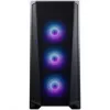 PHANTEKS Eclipse G370A PC-kotelo, Midi Tower, SSI-EEB, RGB, karkaistu lasi - sisältää 3x 120 mm tuuletinta, musta