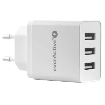 Everactive PUHELIMEN LATURI 3X USB 3, 4A VALKOINEN