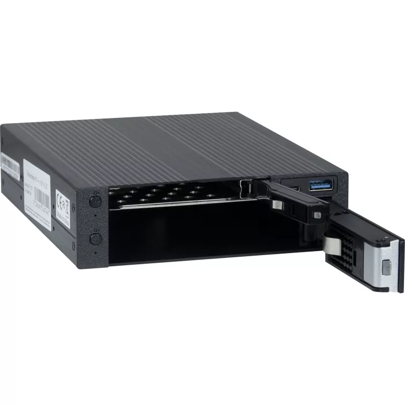 HDD-telakka INTER-TECH ST-7227U 2,5 tuuman ja 3,5 tuuman asemille, USB 3.0 Type-C ja Type-A