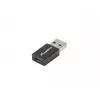 Lanberg AD-UC-UA-01 kaapeliadapteri USB 3.0 Type-A - USB 3.0 Type-C musta (AD-UC-UA-01)