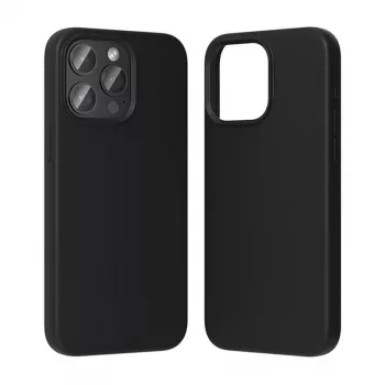 Vention KUFB0-40 silikoninen suojakotelo iPhone 15 Pro Max — musta soft touch -kotelo