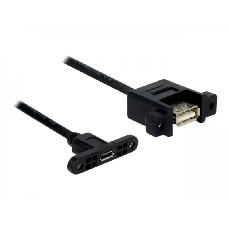 USB-kaapeli Micro-USB B USB A DeLOCK 85109 0,25 m