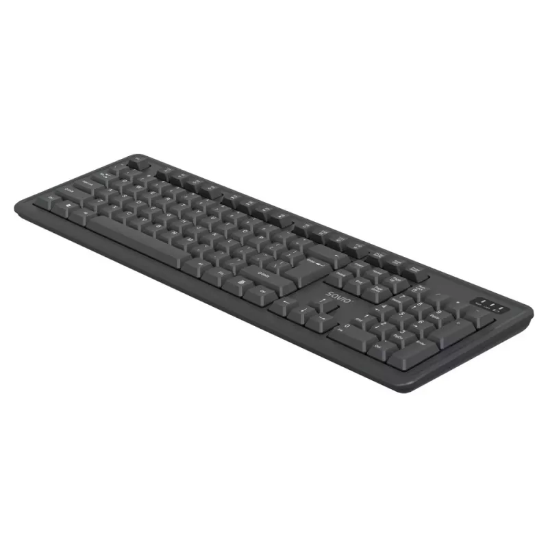 Savio KB-03 näppäimistö ja hiiri mukana Home/Office USB QWERTY US englanti musta