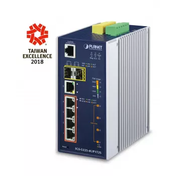 Hallittava L2+ Gigabit Ethernet -kytkin PLANET IGS-5225-4UP1T2S