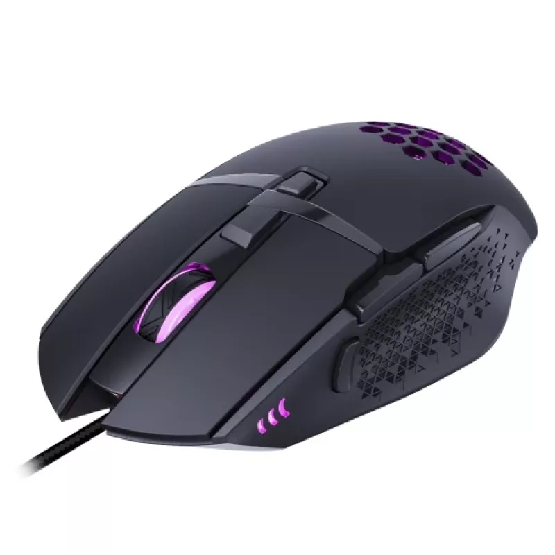 Lumi Legend WM03G-16 johdollinen hiiri, USB Type-A, optinen, 7200 DPI, Juoda