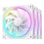 DeepCool FL12 WH 3-in-1 120 mm kotelotuulettimet (3 kpl), 2150 r/min, nestedynaaminen laakeri, 4-pin PWM, valkoiset