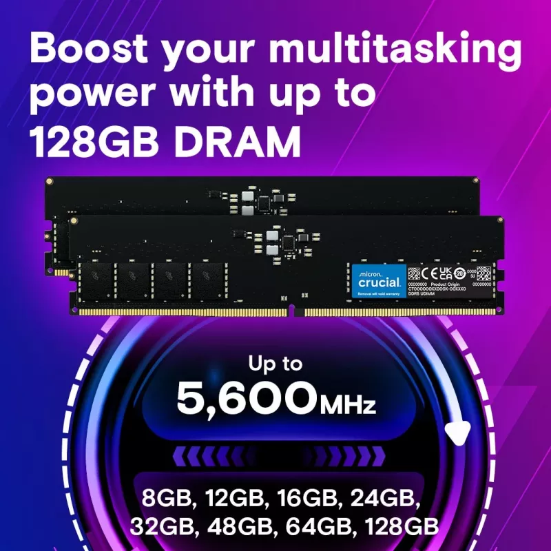 Muisti DDR5 32GB/5600 CL46 (16Gbit) Tray