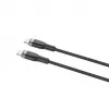 FIXED FIXDB-CC2-BK punottu USB-C/USB-C-kaapeli, 2 m, 100 W