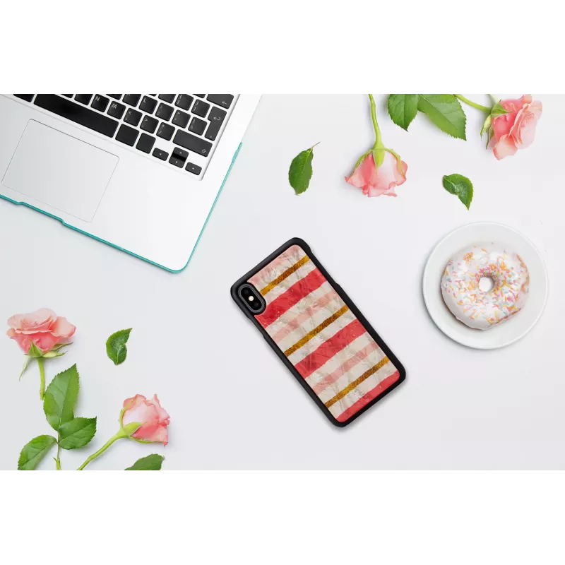 iKins puhelinkotelo iPhone XS Max — musta, Shortcake-kuvio