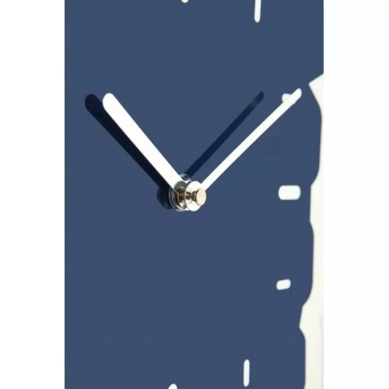 NeXtime seinäkello 3072bl Thumbs up, 40,5x41,5 cm, seinäkello, sininen/hopea