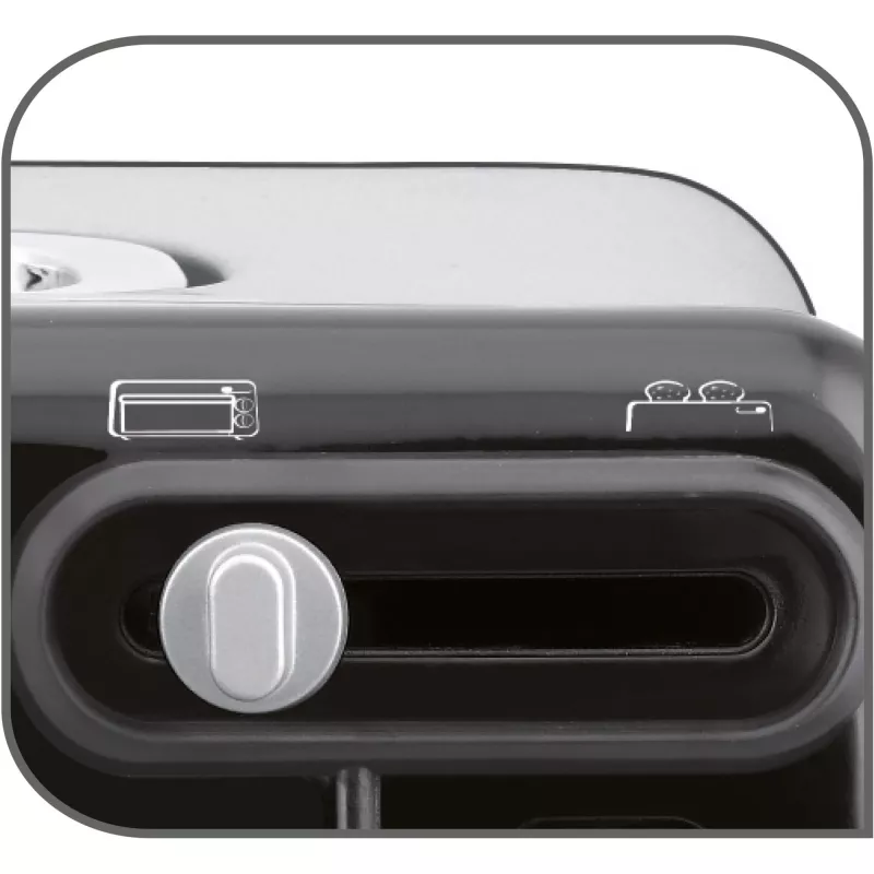 Leivänpaahdin Tefal TL6008 2 viipaletta 1300 W alumiini musta