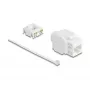 Delock 90722 Keystone-moduuli RJ45 - LSA Cat.6A UTP, 180 astetta, työkaluton