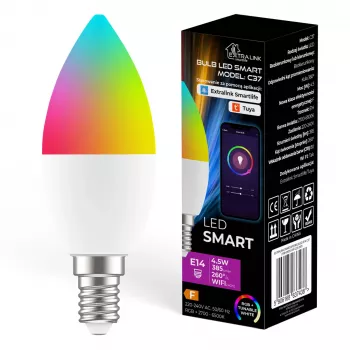 Extralink Smartlife LED-lamppu, E14 C37 2700-6500K WiFi 220-240V