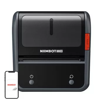 Lämpötarratulostin NIIMBOT B3S_P 300 dpi Bluetooth kannettava, harmaa