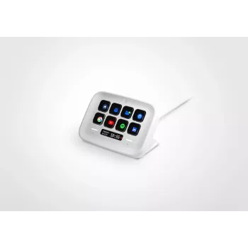 Stream Deck Neo Elgato 10-painikkeinen ohjelmoitava ohjain valkoinen