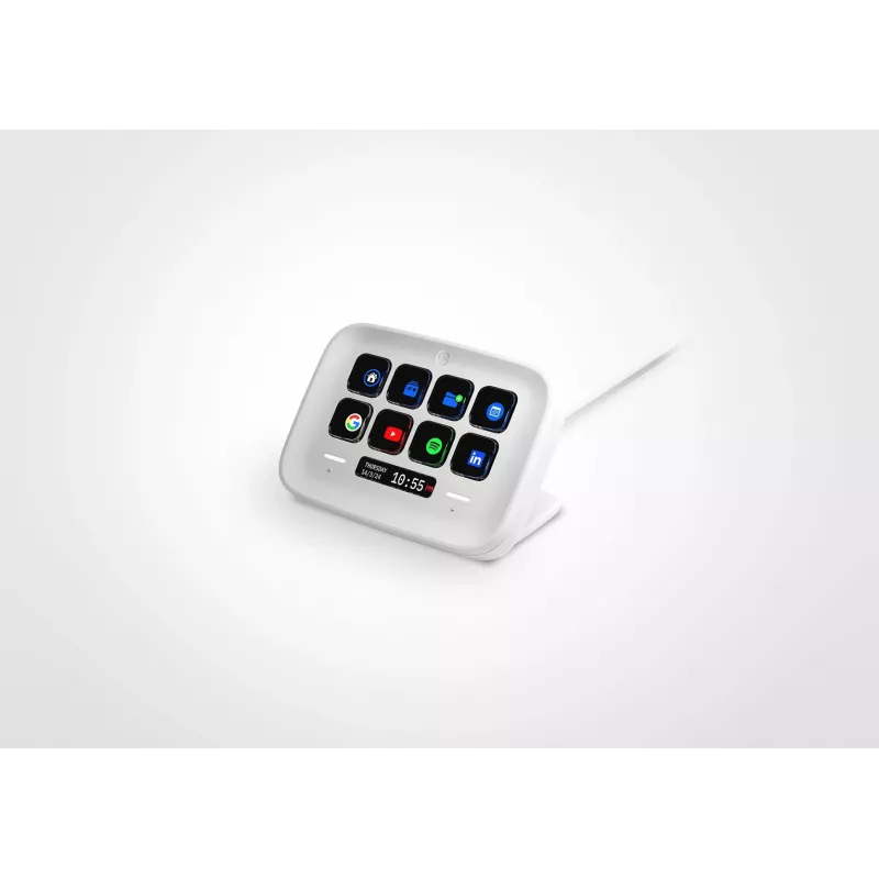 Stream Deck Neo Elgato 10-painikkeinen ohjelmoitava ohjain valkoinen
