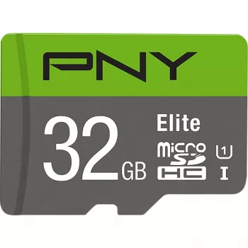 MicroSDHC-kortti PNY Elite 32 GB Class 10 UHS-I P-SDU32GU185GW-GE