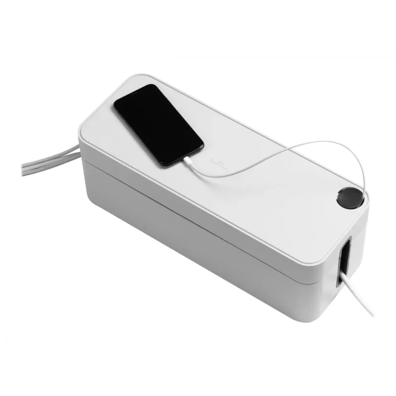 Kaapelilaatikko Durable Cavoline Box L työpöytä harmaa 1 kpl 503010
