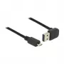 USB-kaapeli DeLOCK 83536 USB 2.0 2 m USB A Micro-USB B valkoinen