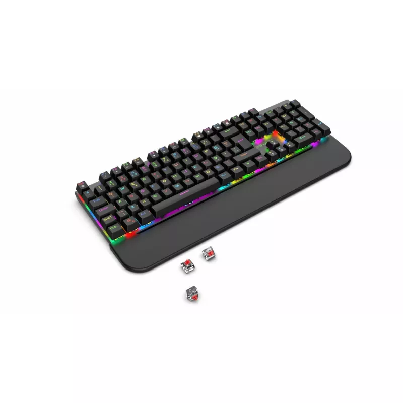 Incase-pelinkäyttö-näppäimistö IKG-443 mekaaninen, RGB, saksalainen asettelu