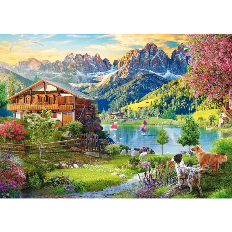 Palapeli Schmidt Spiele 58886 — 1000 palaa, maisema, 12 vuodesta