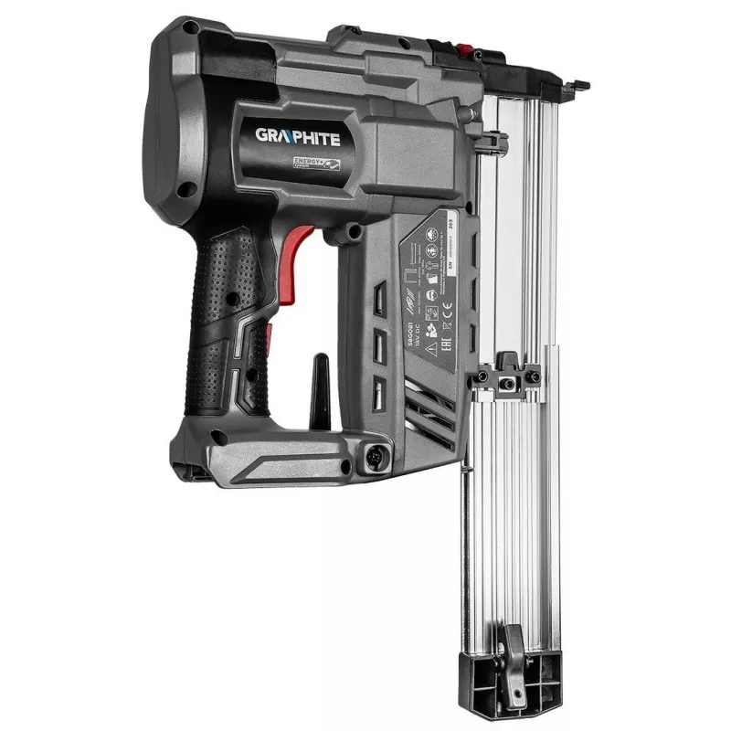 Graphite 58G081 Energy+ akkukäyttöinen niittipistooli 2-in-1, 18 V Li-Ion, ilman akkua