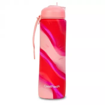 COOLPACK silikonijuomapullo Pump 600 ml tyttö pinkki