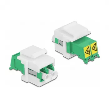 Keystone-moduuli LC Duplex liitin LC Duplex liittimeen DeLOCK 86833