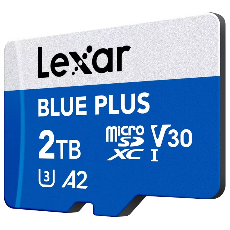 MicroSDXC-muistikortti Lexar BLUE PLUS 2 TB UHS-I, 170 MB/s, U3 V30, vedenpitävä