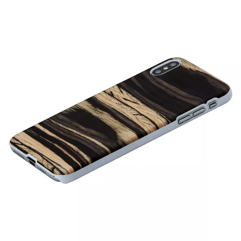 Älypuhelinkotelo man and wood iPhone XS Max – White Ebony Finish