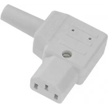 C13 kylmälaite pistoke Bachmann 915.973 harmaa
