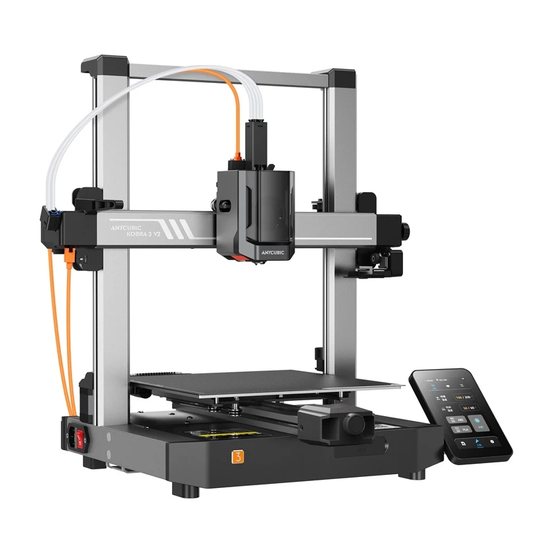 3D-tulostin AnyCubic Kobra 3 V2 (K3V2-IP-O) — rakennustila 235×235×250 mm