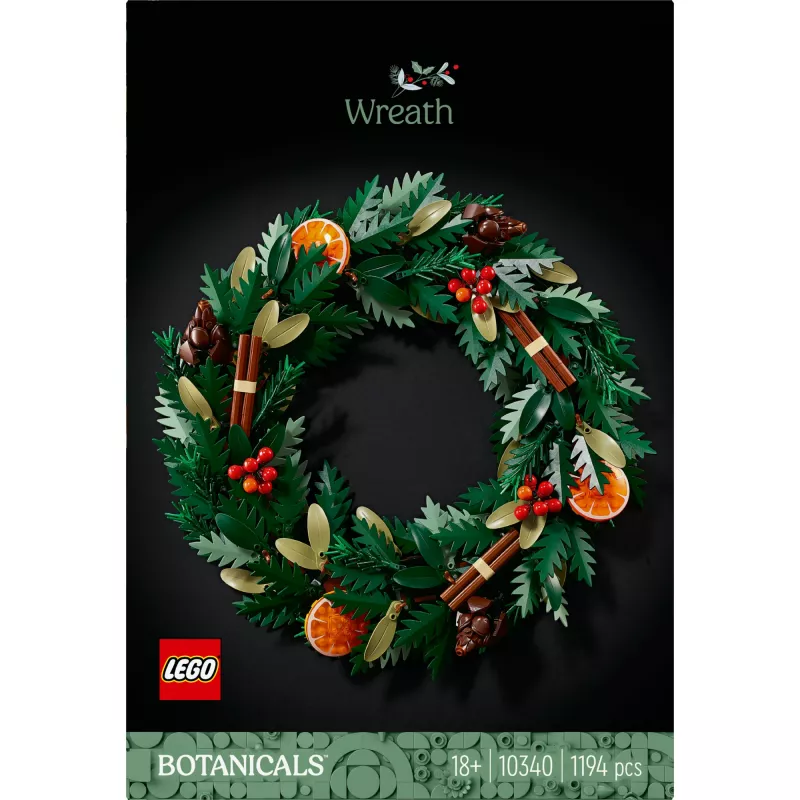 LEGO 10340 Icons joulukranssi rakennuslelu