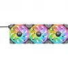 Thermaltake SWAFAN EX12 RGB tietokonekotelon tuuletin TT Premium Edition CL-F143-PL12SW-A, 120 mm, käänteiset siivet, 3 kpl, musta