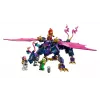 LEGO rakennuslelu NINJAGO 71842 Rontu mestarilohikäärme — 381 osaa, 4 minifiguuria, näyttelymalli 130 mm