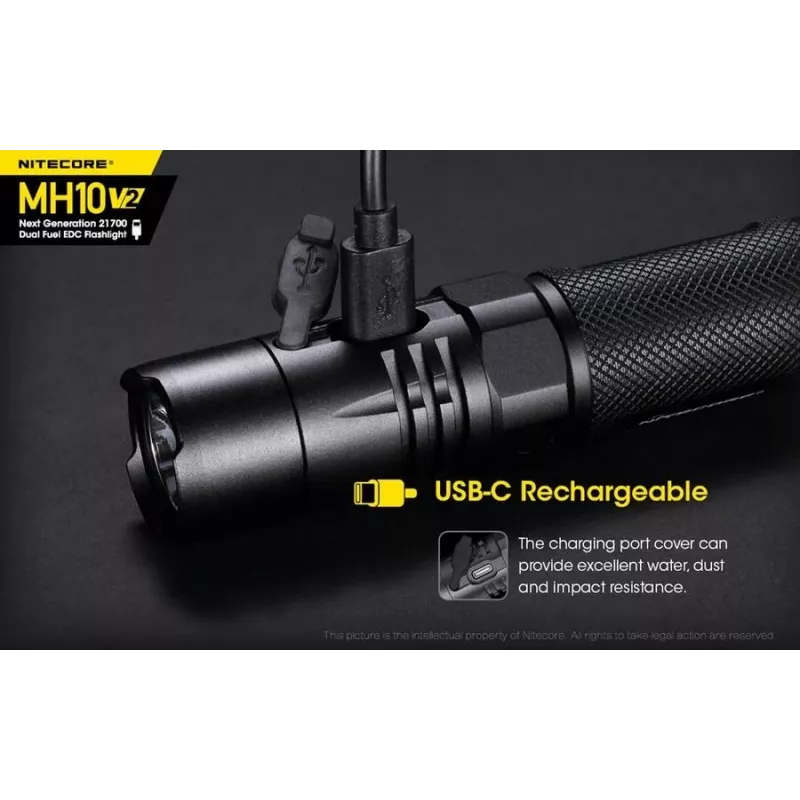 Käsivalaisin Nitecore MH10 V2 musta
