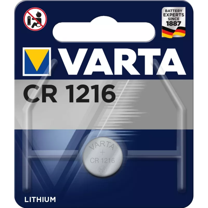Varta CR1216 elektroniikkakenno litium 3 25mAh blister - paristo - CR1216