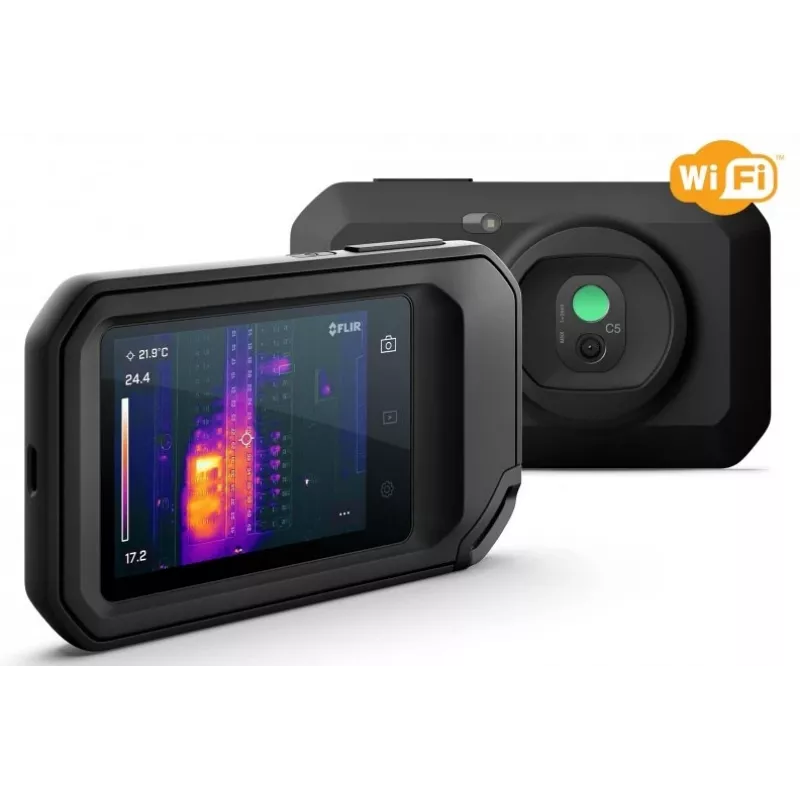 FLIR C-5 lämpökamera musta sisäänrakennettu näyttö 160 x 120 pikseliä