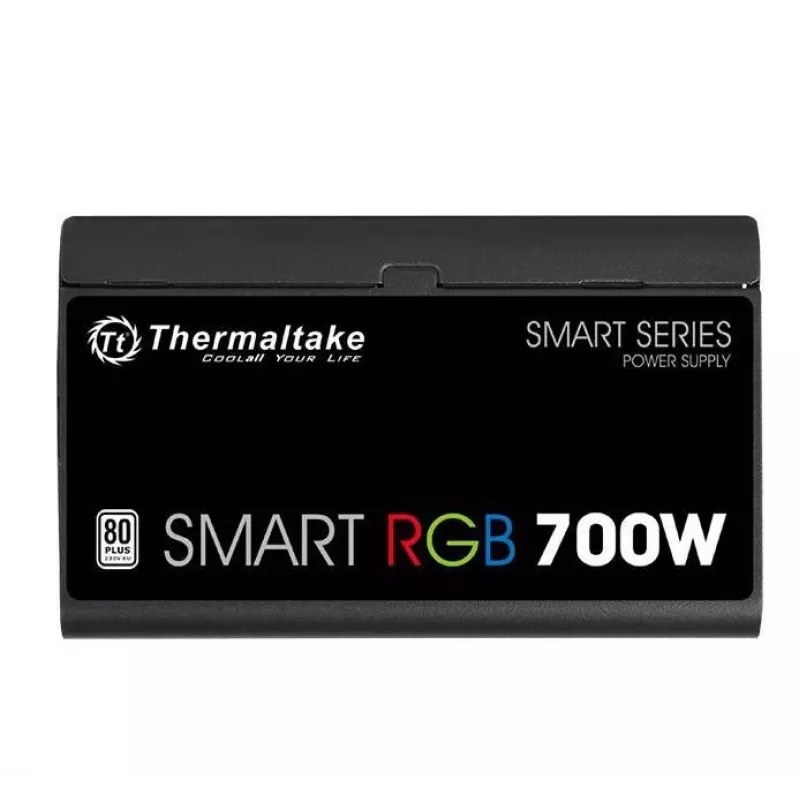 Virtalähde Smart 700W RGB, 80PLUS, 230V EU, 2xPEG, 120mm, Single Rail